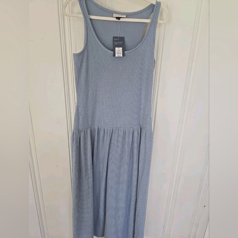 Universal Thread Knit Ribbed Drop Waist Midi sleeveless Dress - Picture 2 of 7